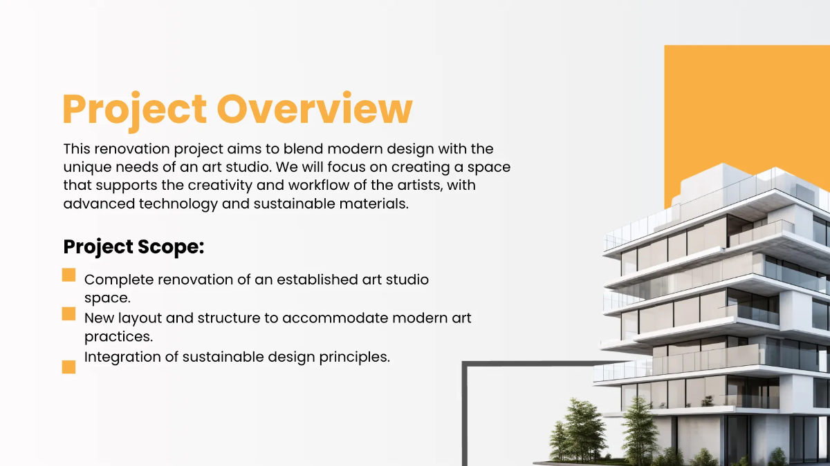 Free Architect Project Presentation Template to Edit Online