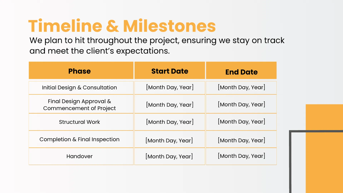Free Architect Project Presentation Template to Edit Online