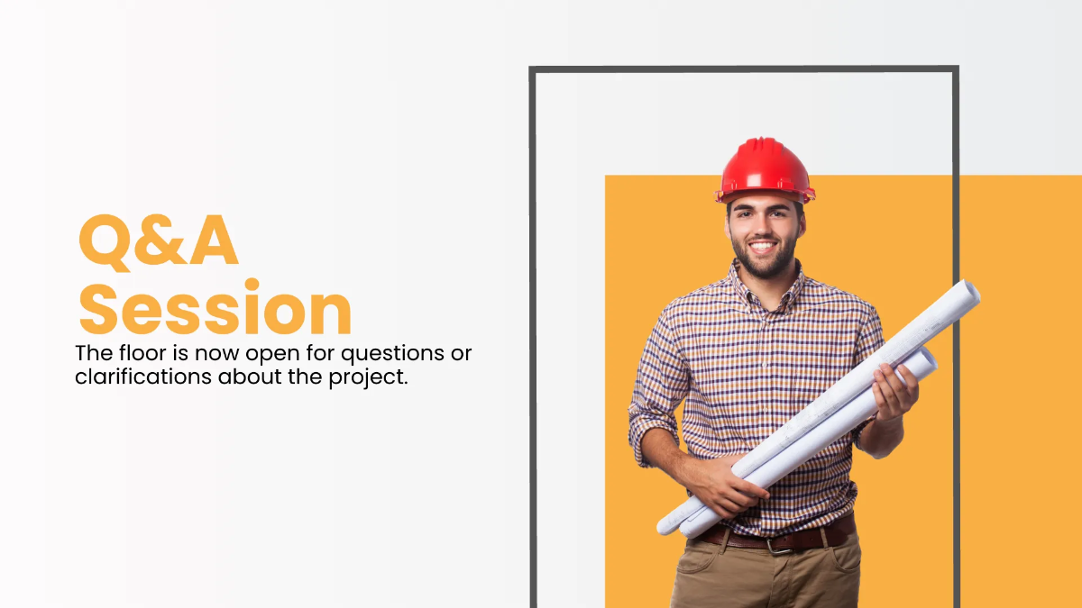 Free Architect Project Presentation Template to Edit Online