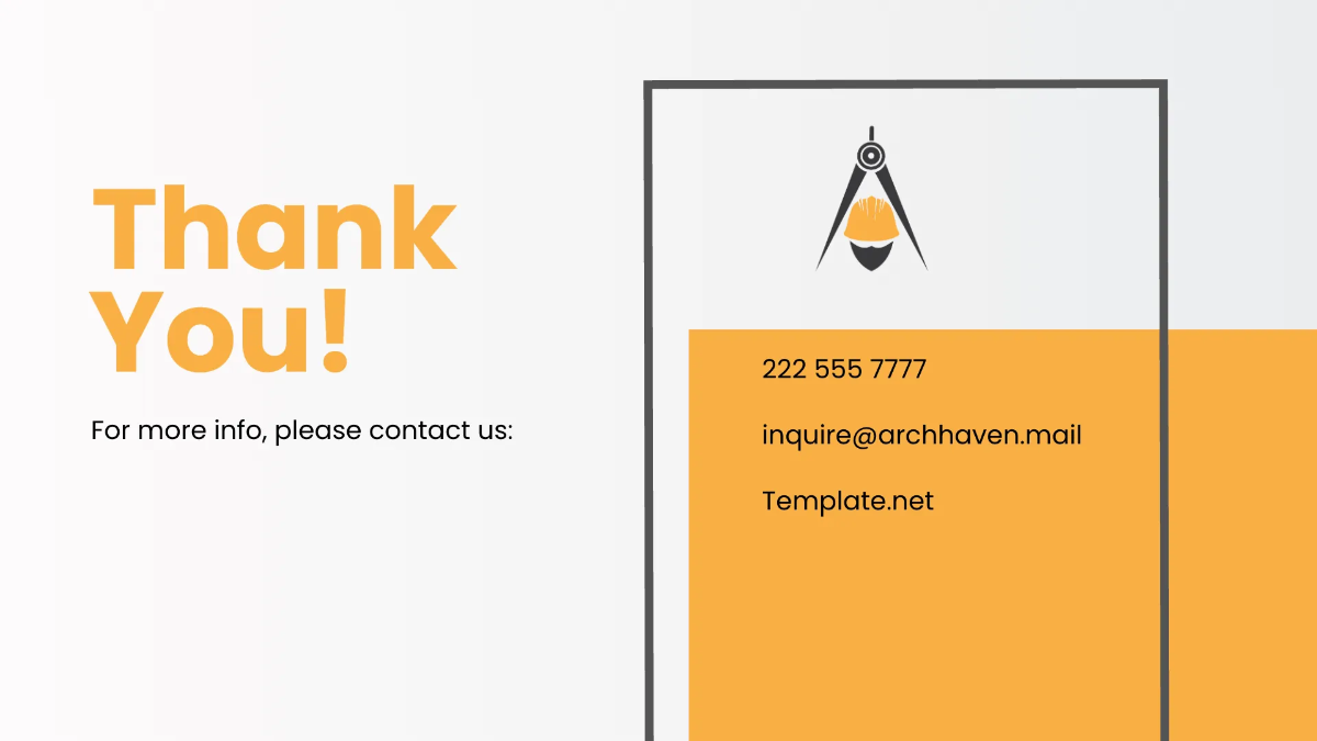 Free Architect Project Presentation Template to Edit Online