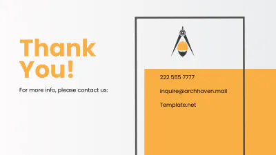 Free Architect Project Presentation Template to Edit Online
