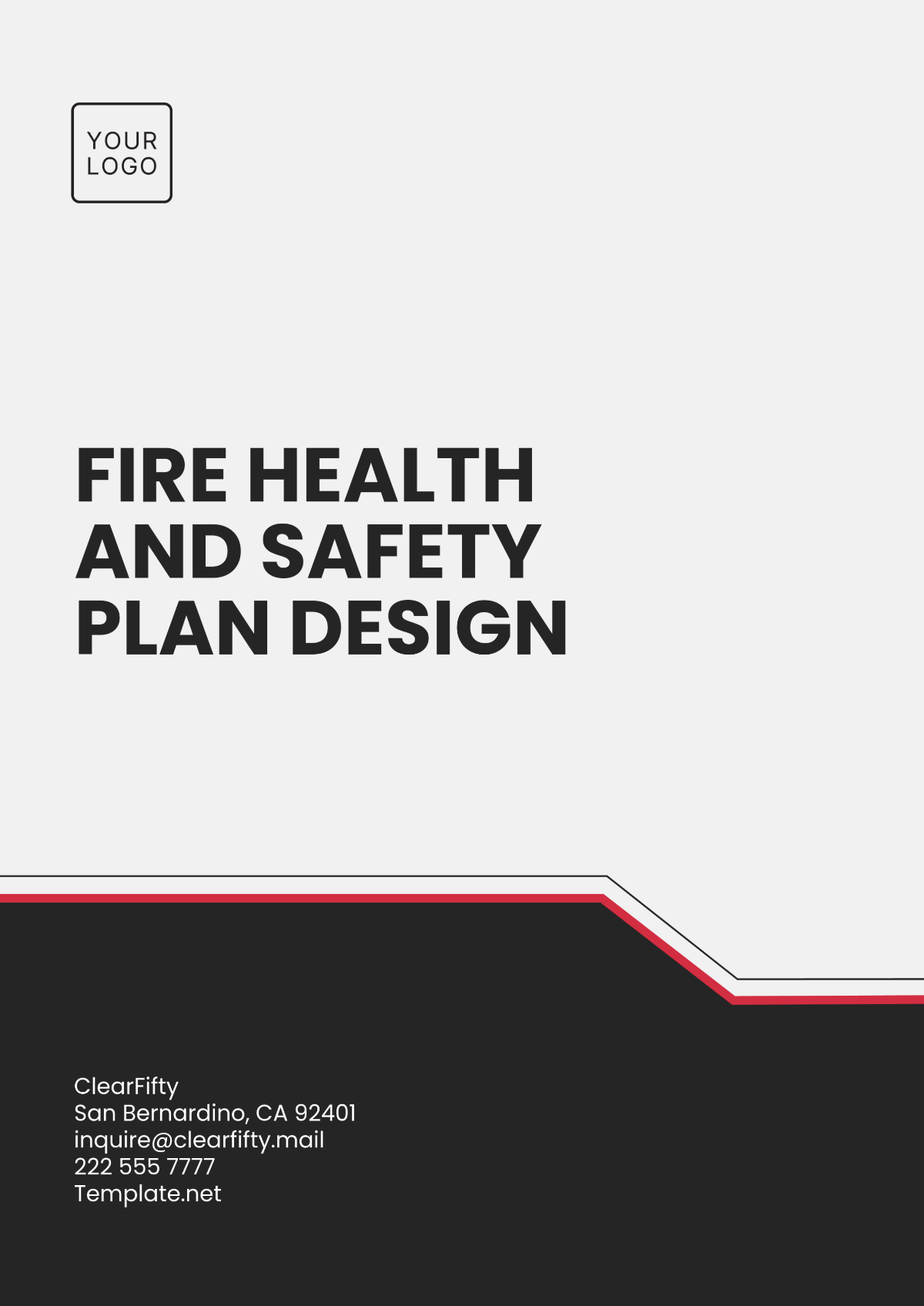 Fire Health and  Safety Plan Design Template - Edit Online & Download