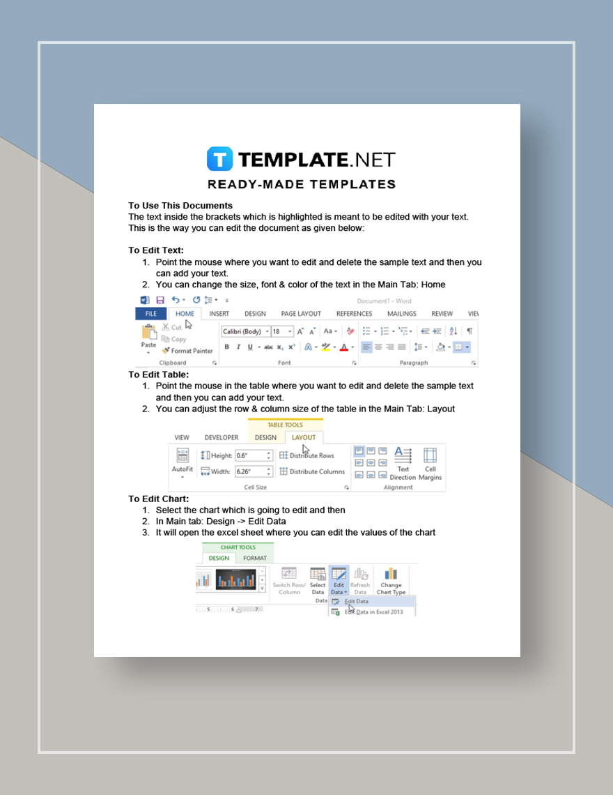 Real Estate Competitor Analysis Template