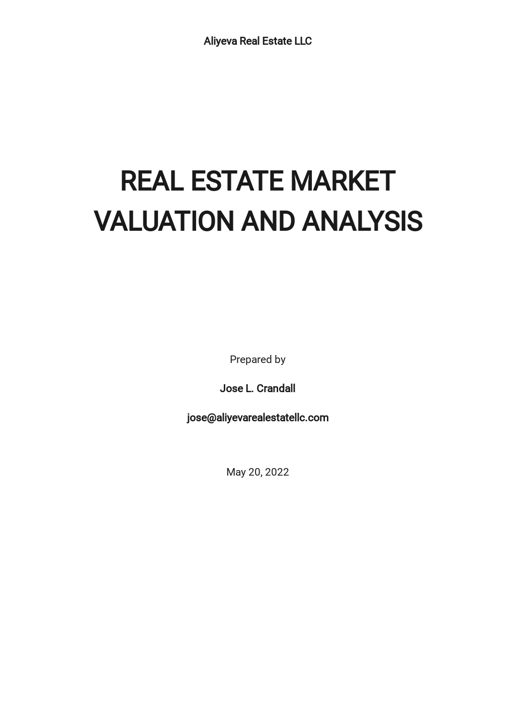 13+ FREE Real Estate Analysis Templates [Edit & Download]