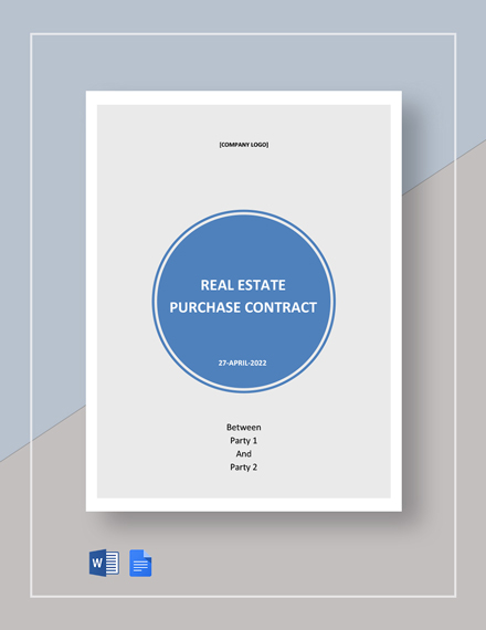 Commercial Real Estate Purchase Contract Template