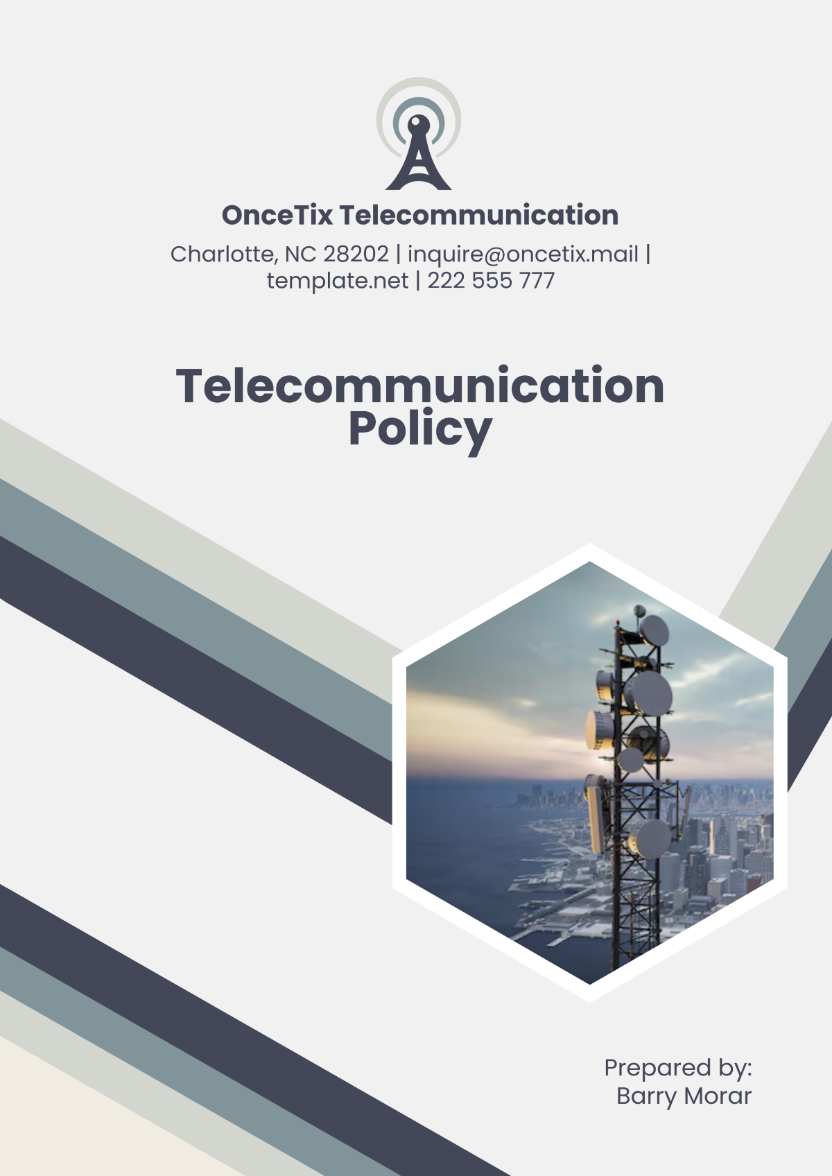 Telecommunication Policy Template - Edit Online & Download