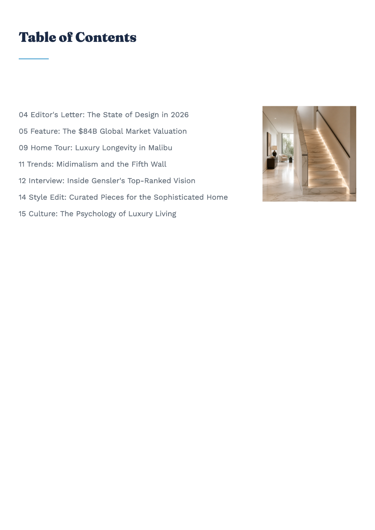 Free Interior Design Magazine Template to Edit Online