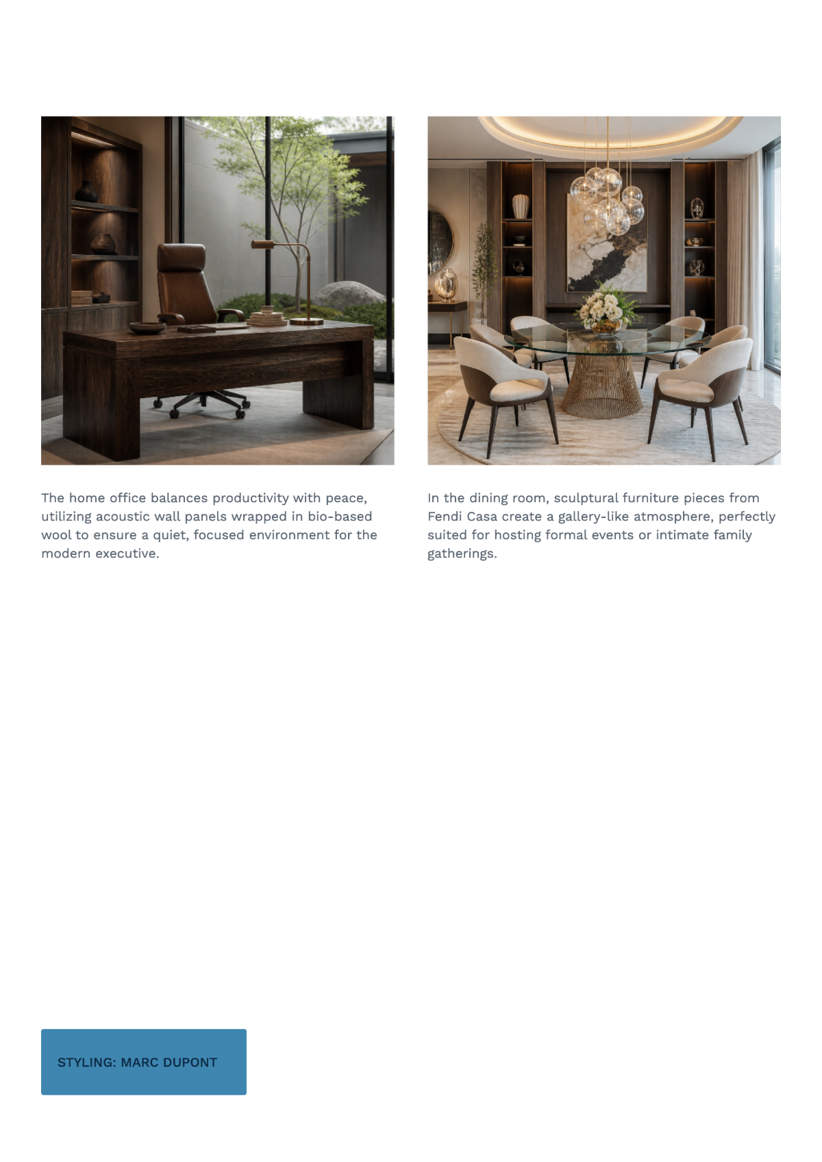Free Interior Design Magazine Template to Edit Online