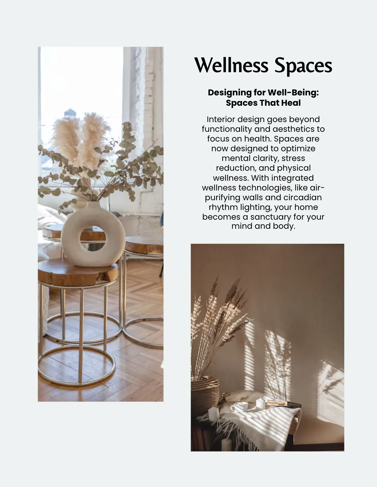 Free Interior Design Magazine Template to Edit Online