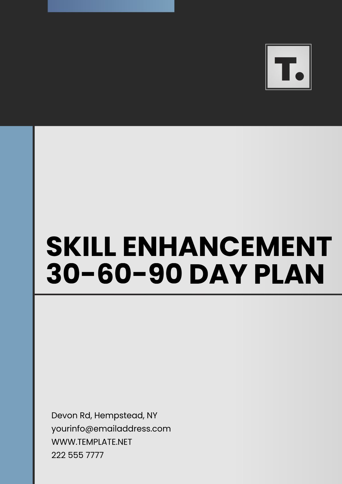 Skill Enhancement 30-60-90-Day Plan Template - Edit Online & Download