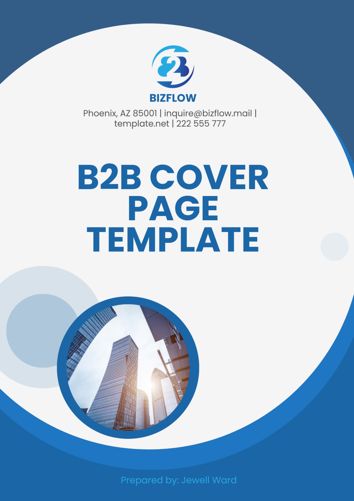 B2B Cover Page Template - Edit Online & Download