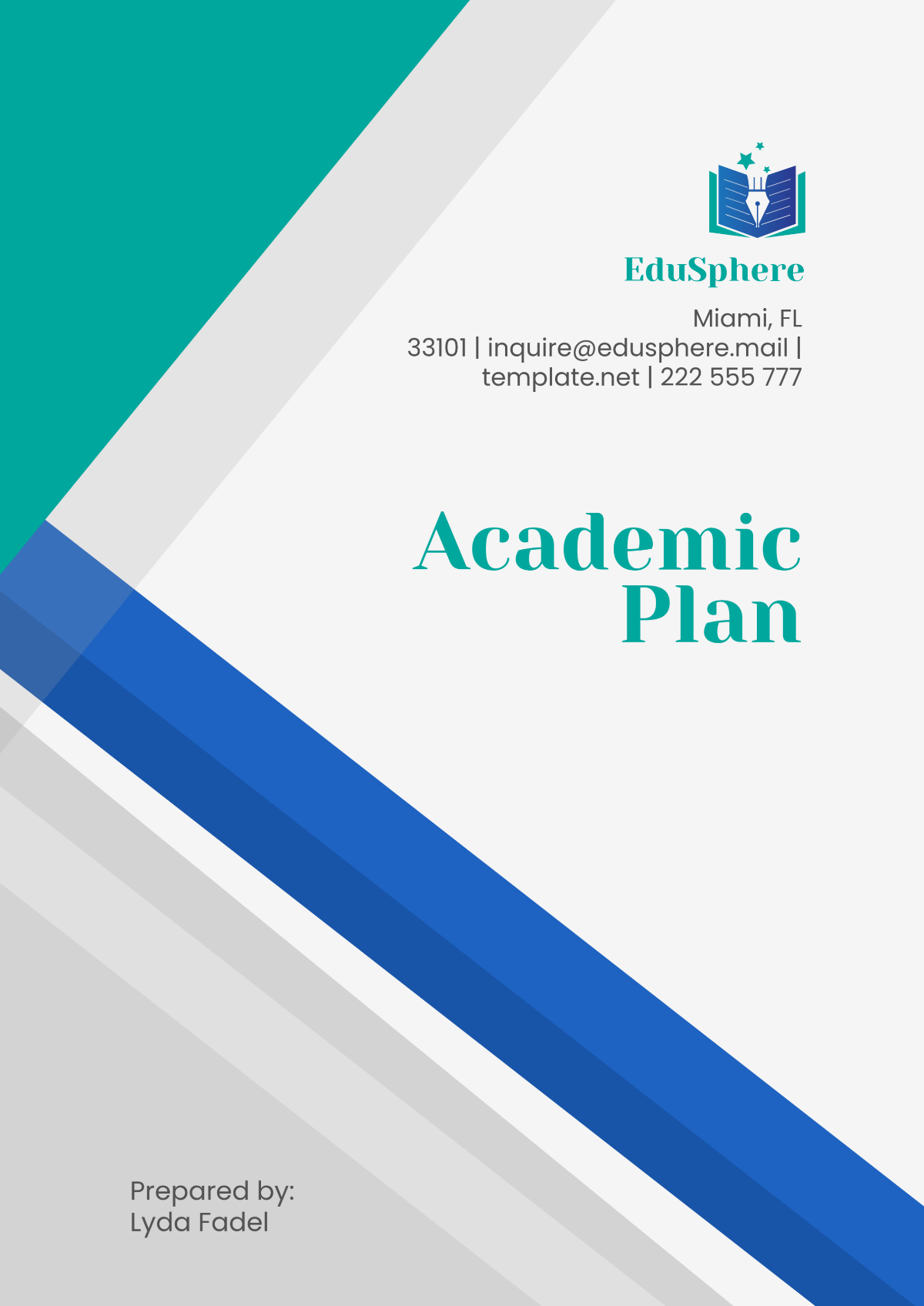 Academic Plan Template - Edit Online & Download