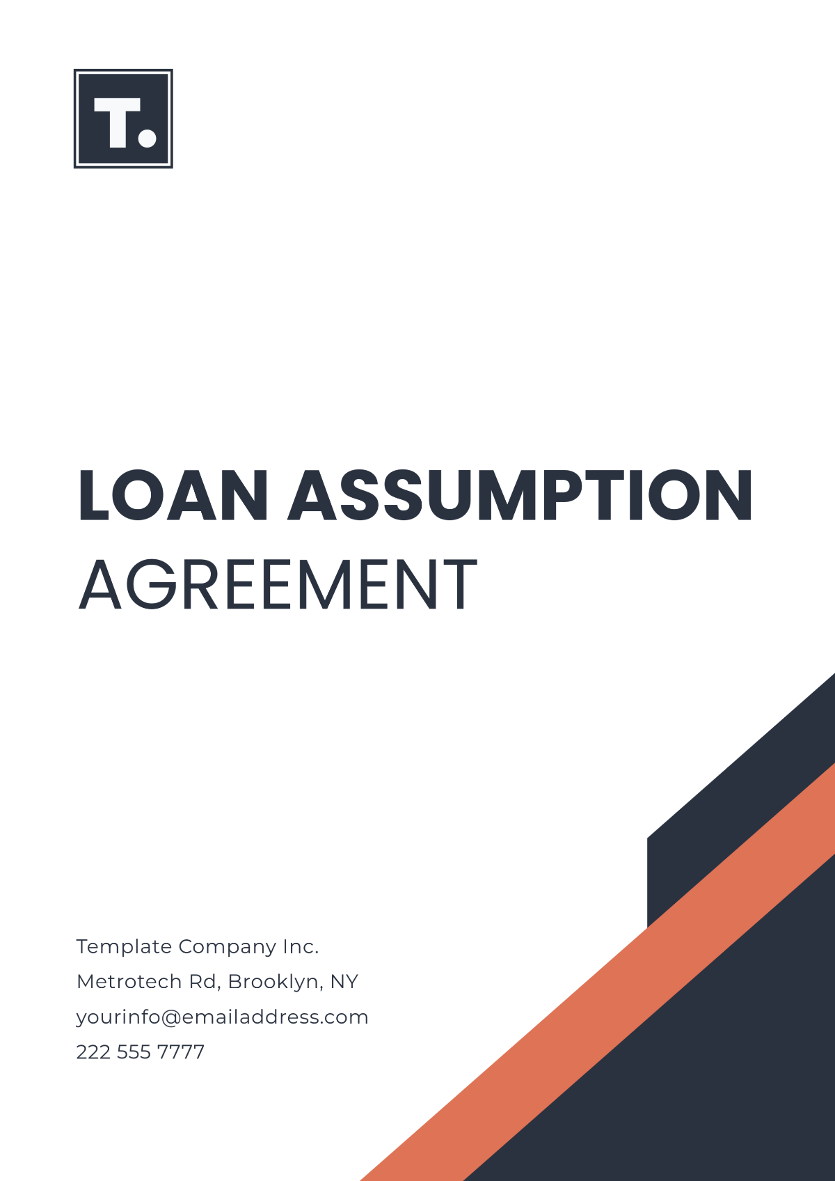 Loan Assumption Agreement Template - Edit Online & Download