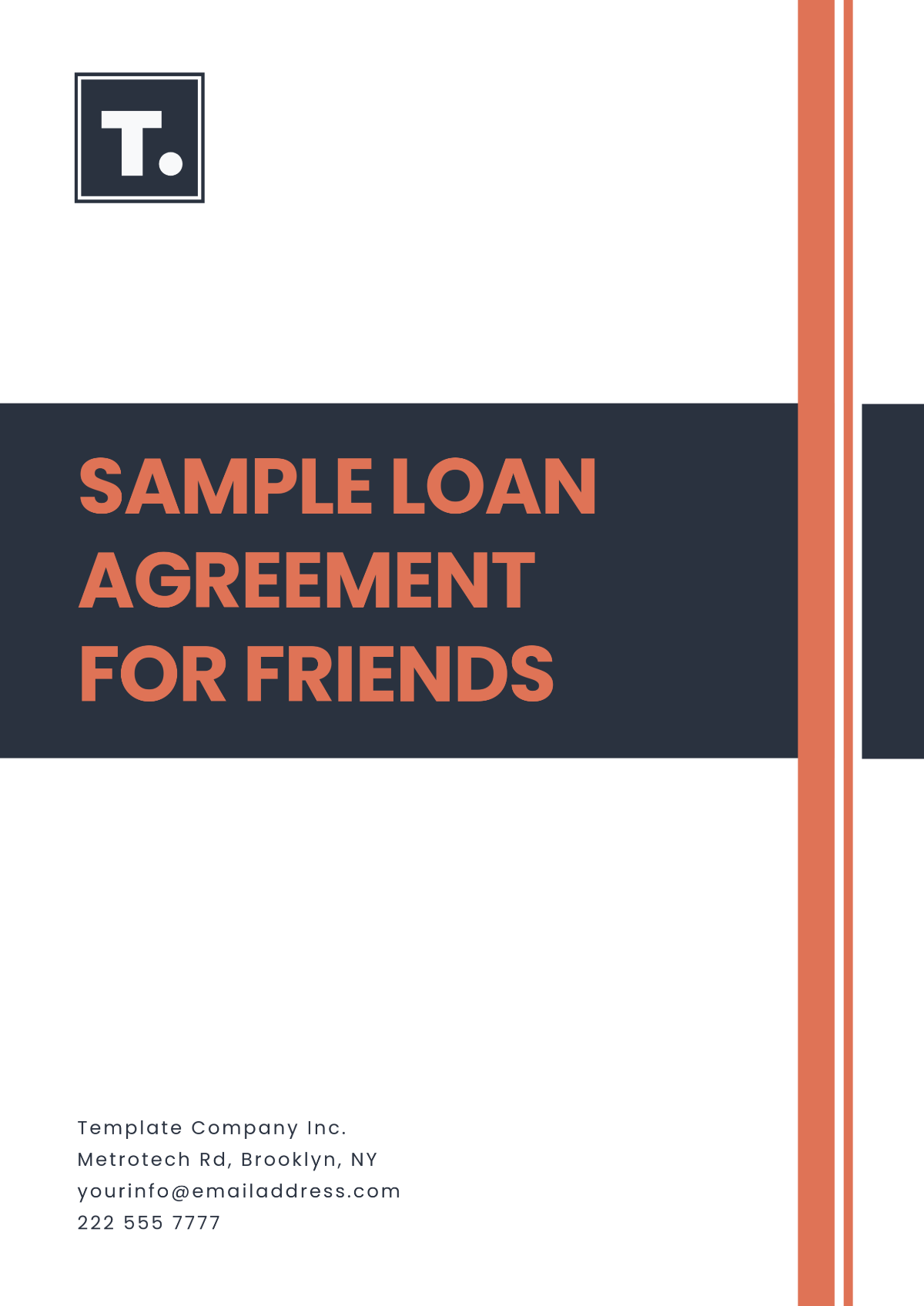 Sample Loan Agreement for Friends Template - Edit Online & Download