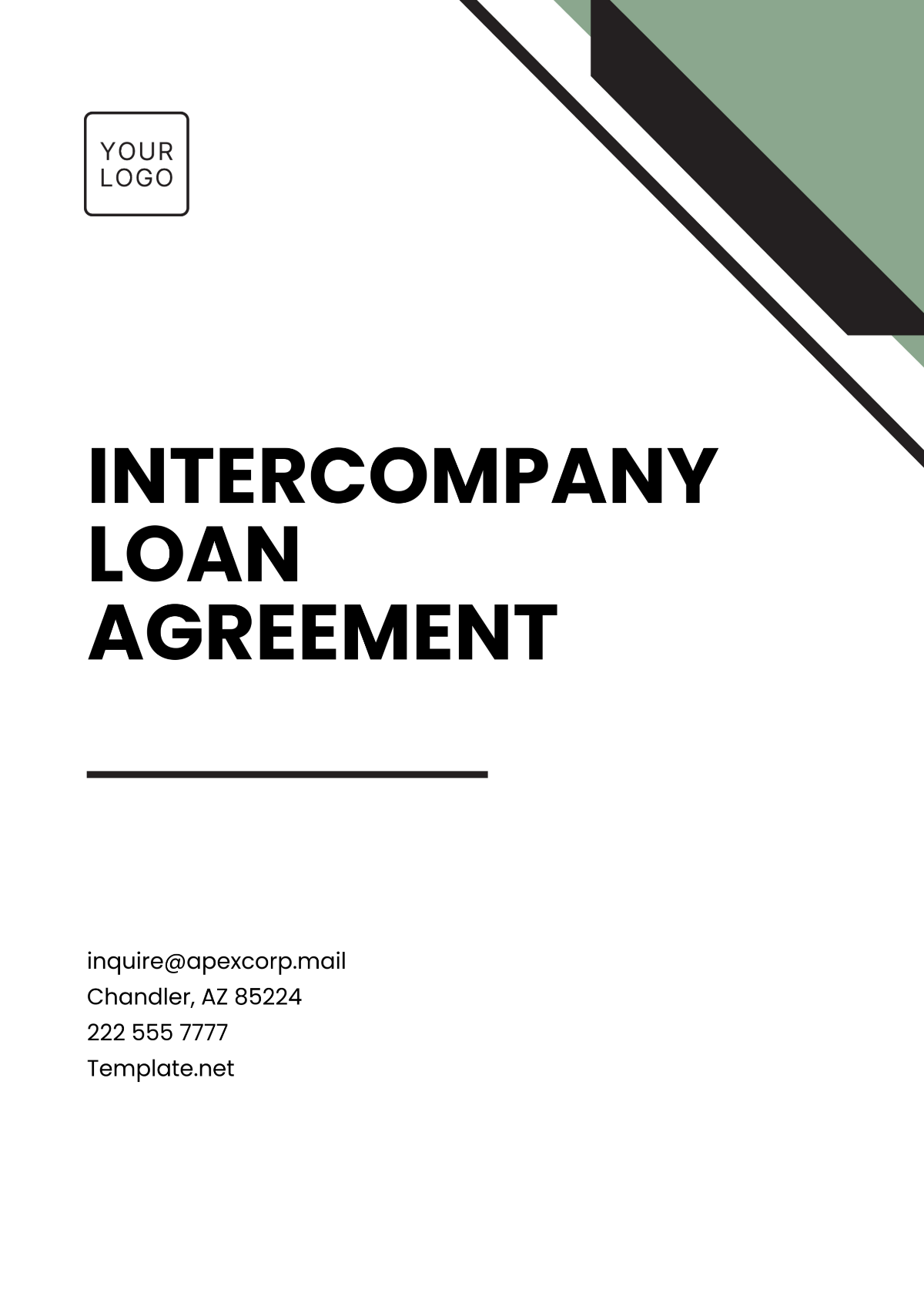 Intercompany Loan Agreement Template - Edit Online & Download