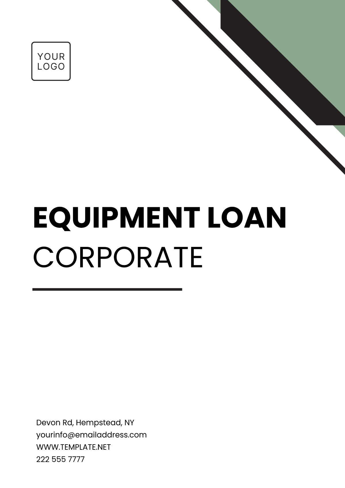 Equipment Loan Agreement Template - Edit Online & Download