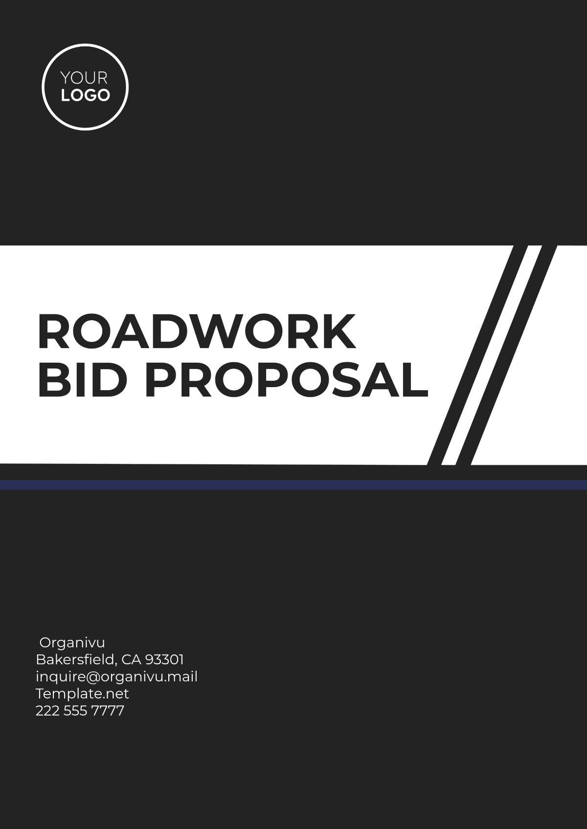 Roadwork Bid Proposal Template - Edit Online & Download