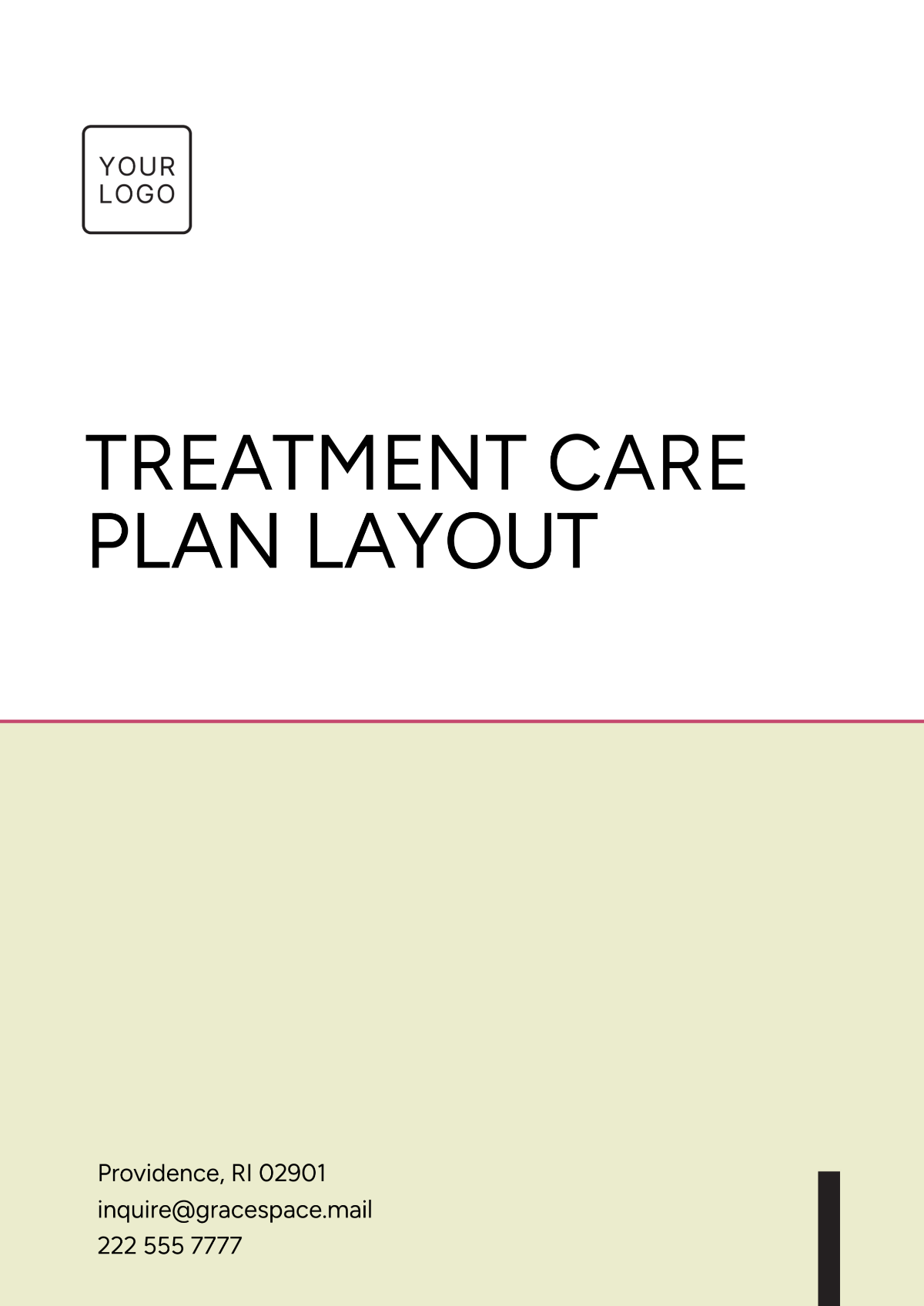 Treatment Care Plan Layout  Template - Edit Online & Download