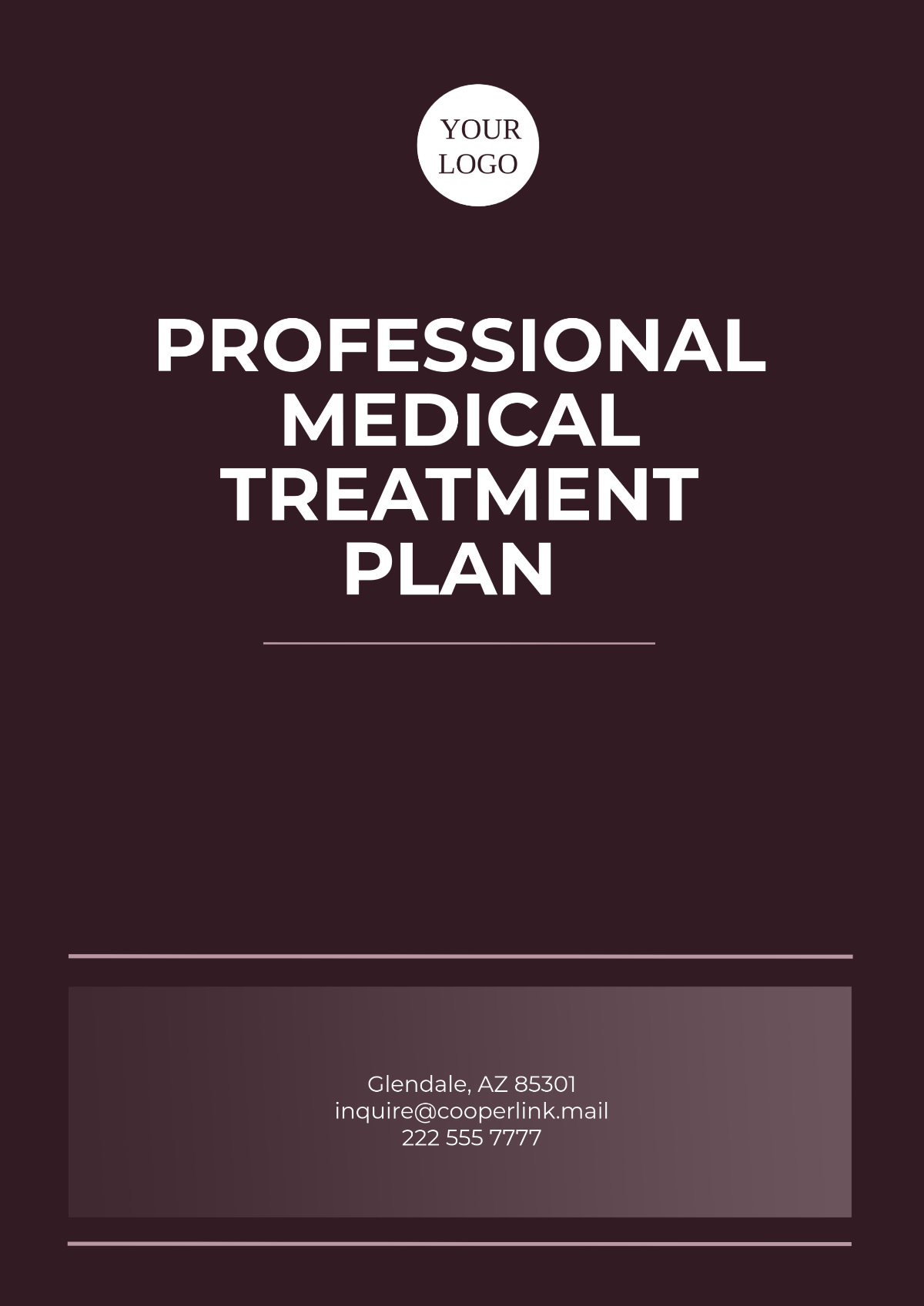 Professional Medical Treatment Plan Template - Edit Online & Download