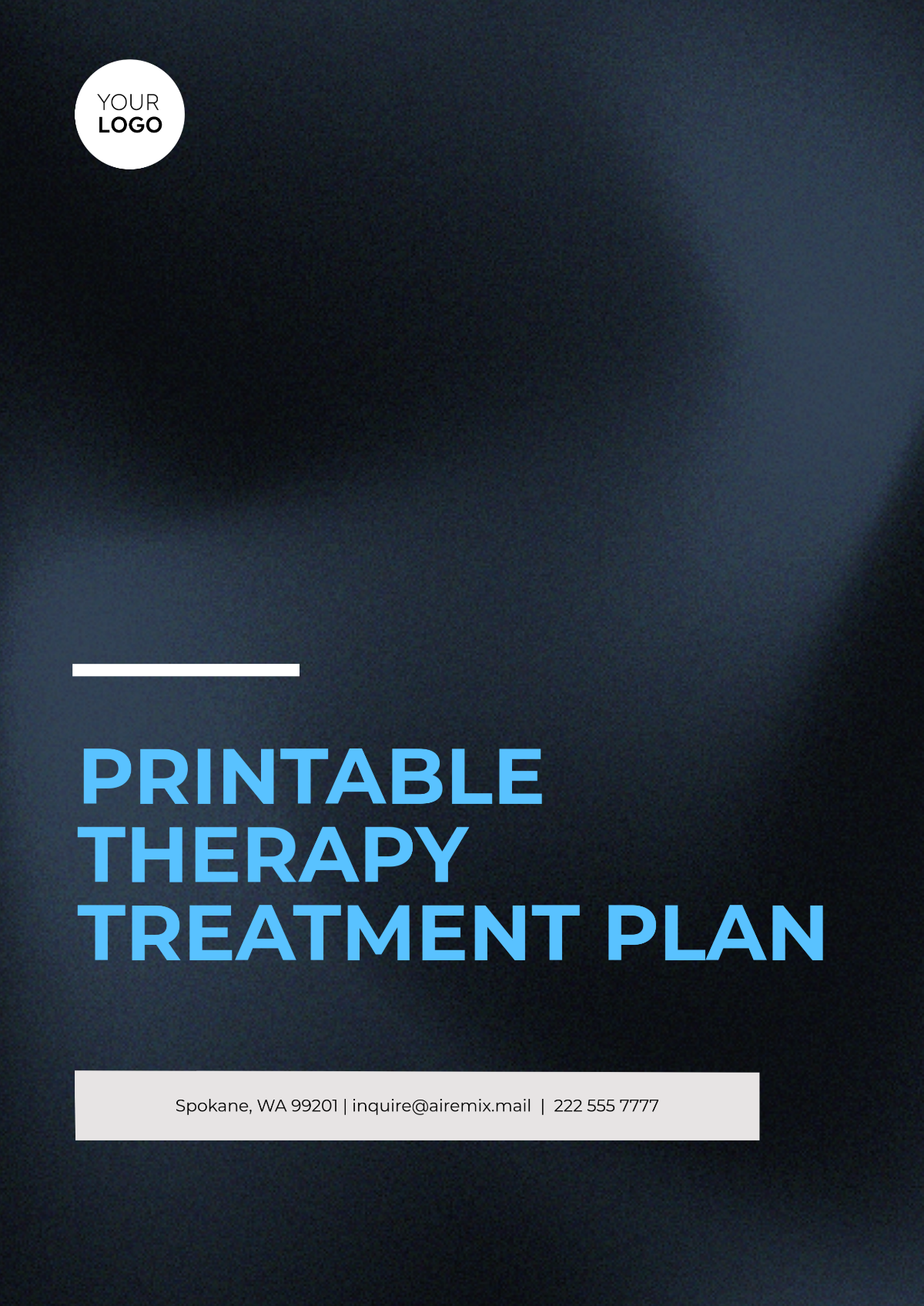 Printable Therapy Treatment Plan Template - Edit Online & Download