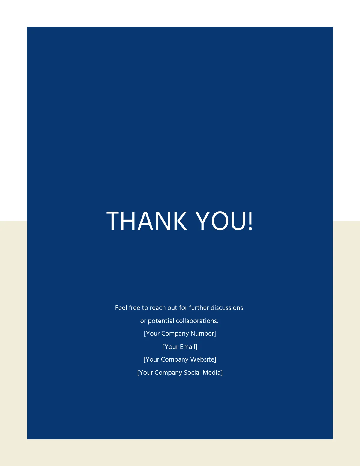 Free Blue Portfolio Template to Edit Online