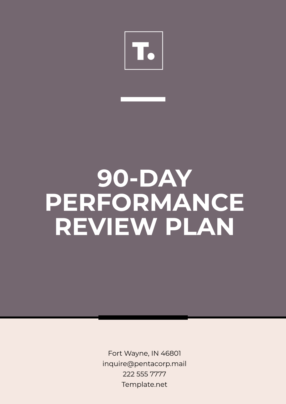 90-Day Performance Review Plan Template - Edit Online & Download