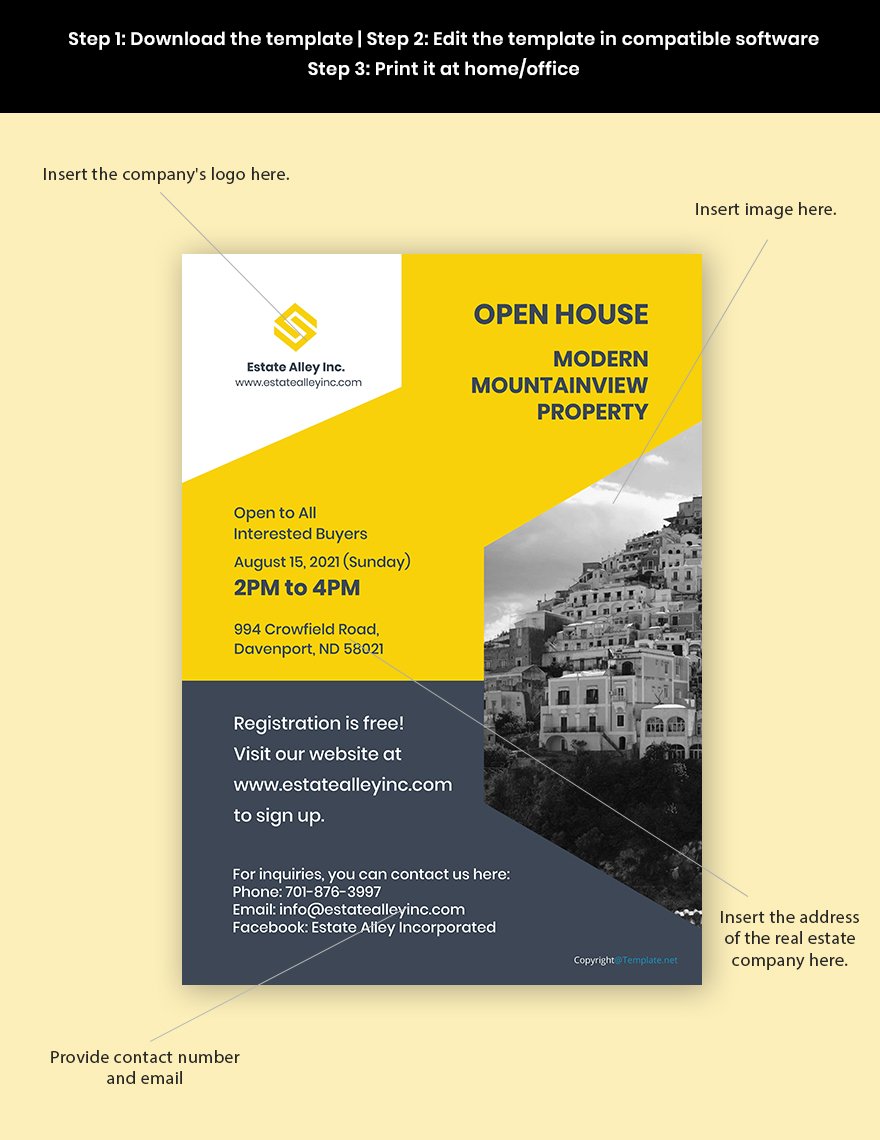 Creative Real Estate Poster Template