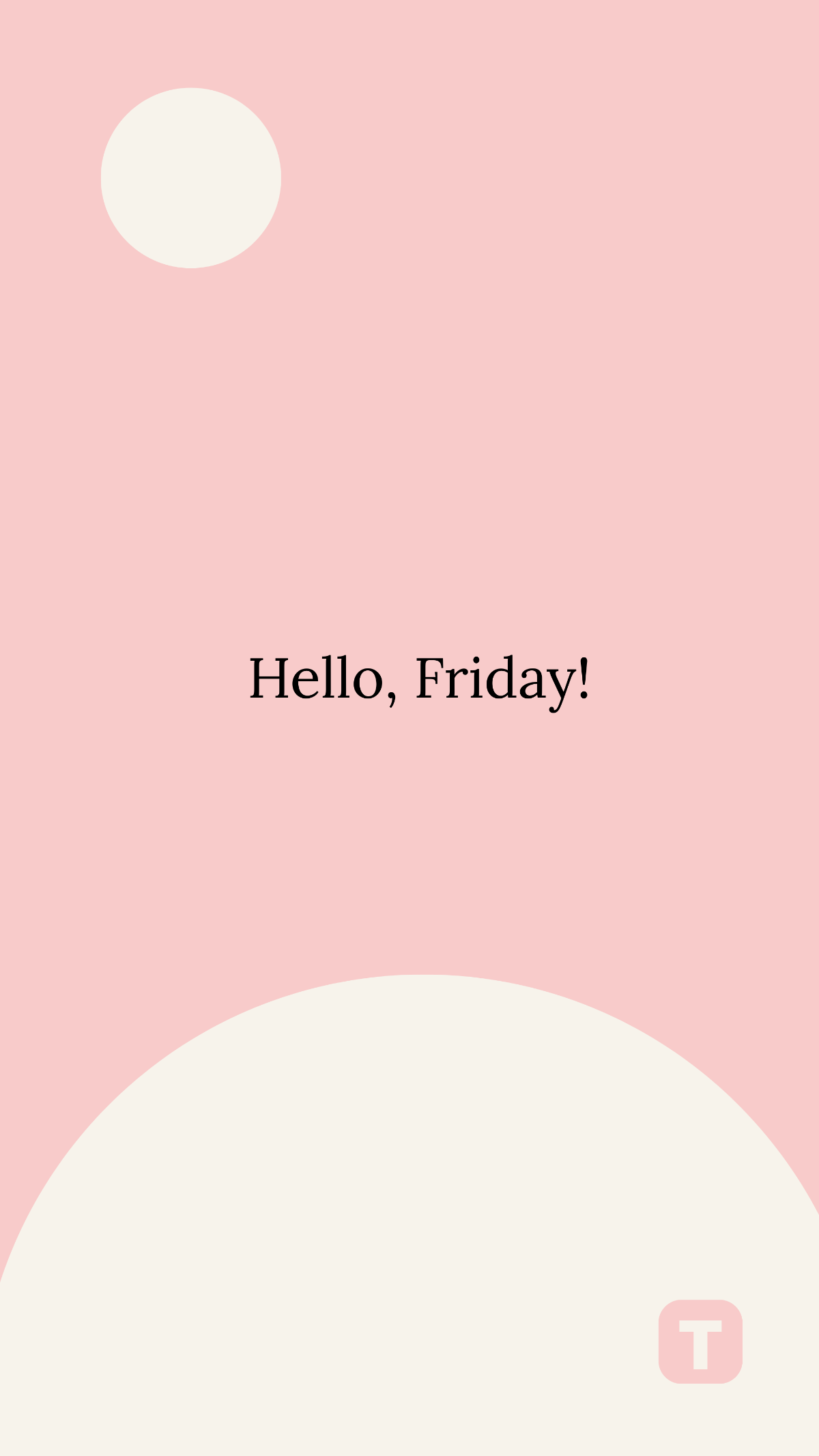 Free Minimalist Hello Friday Instagram Story Template - Edit Online & Download