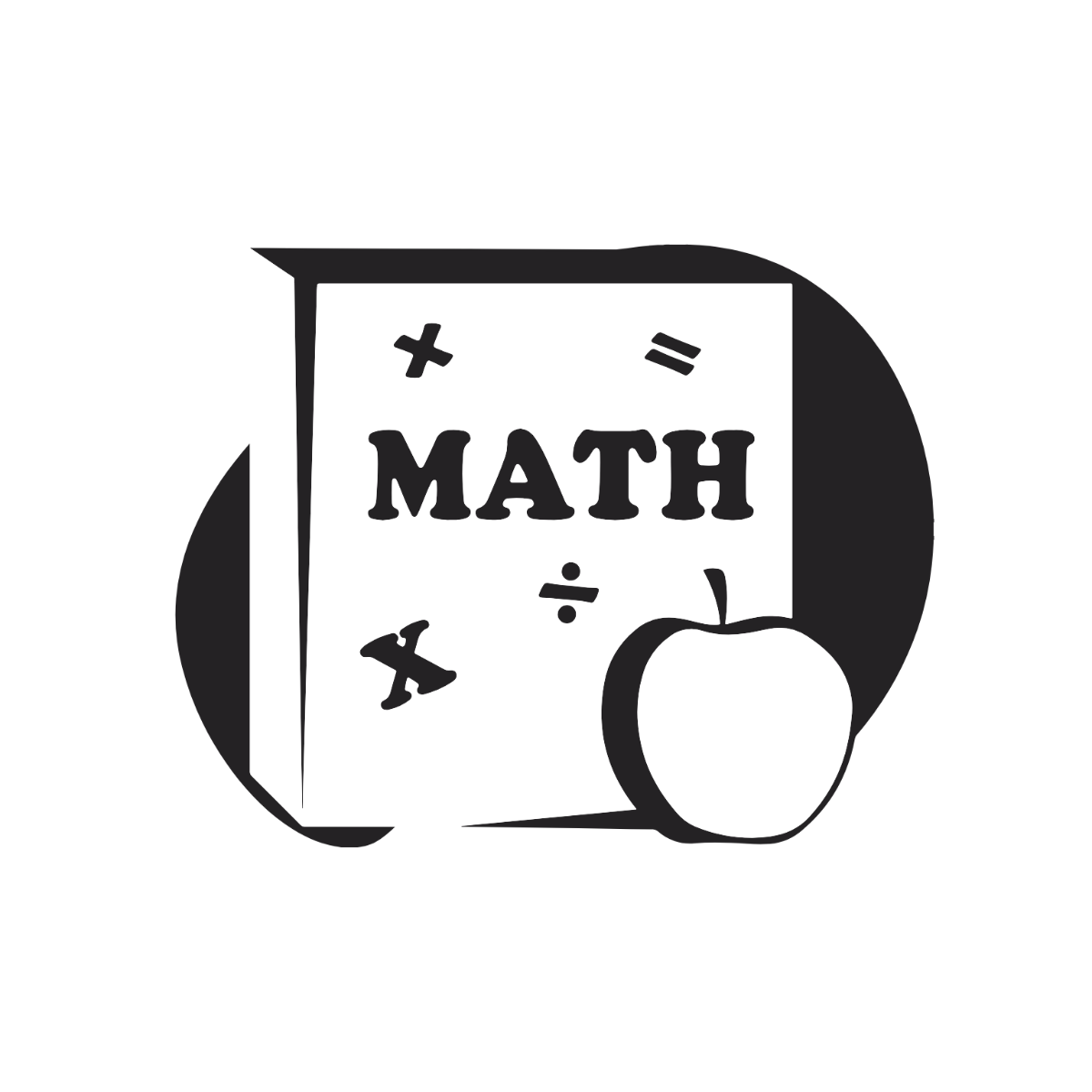 Free Black and White Math Clipart Template - Edit Online & Download