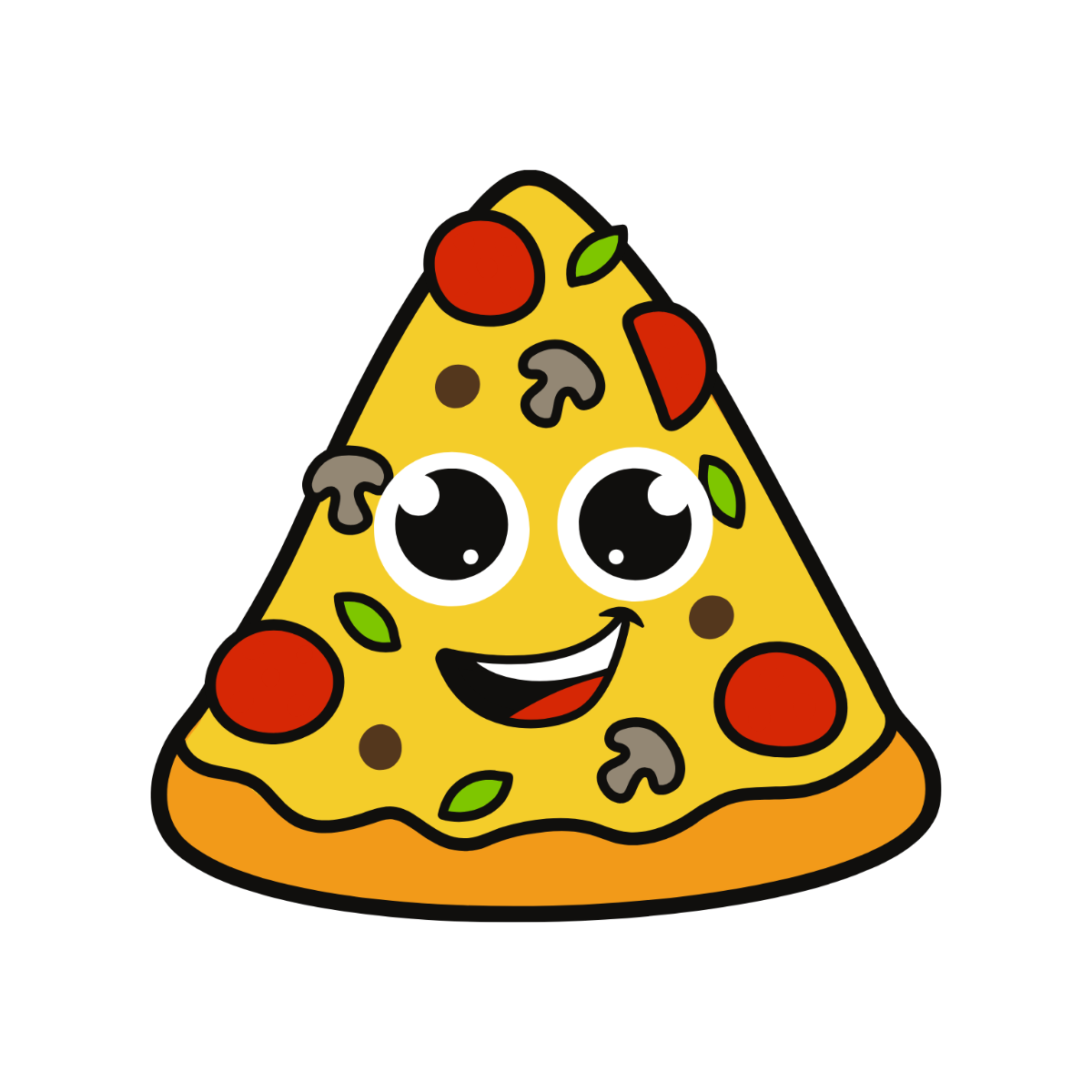 Free Cute Pizza Clipart Template - Edit Online & Download