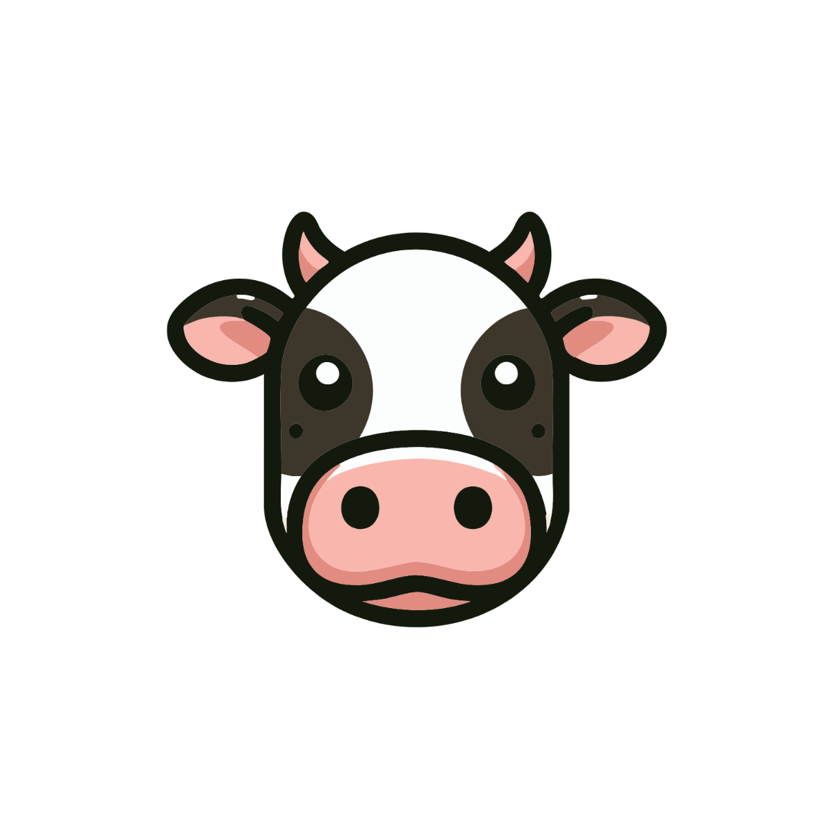 Free Cow Face Clipart Template - Edit Online & Download