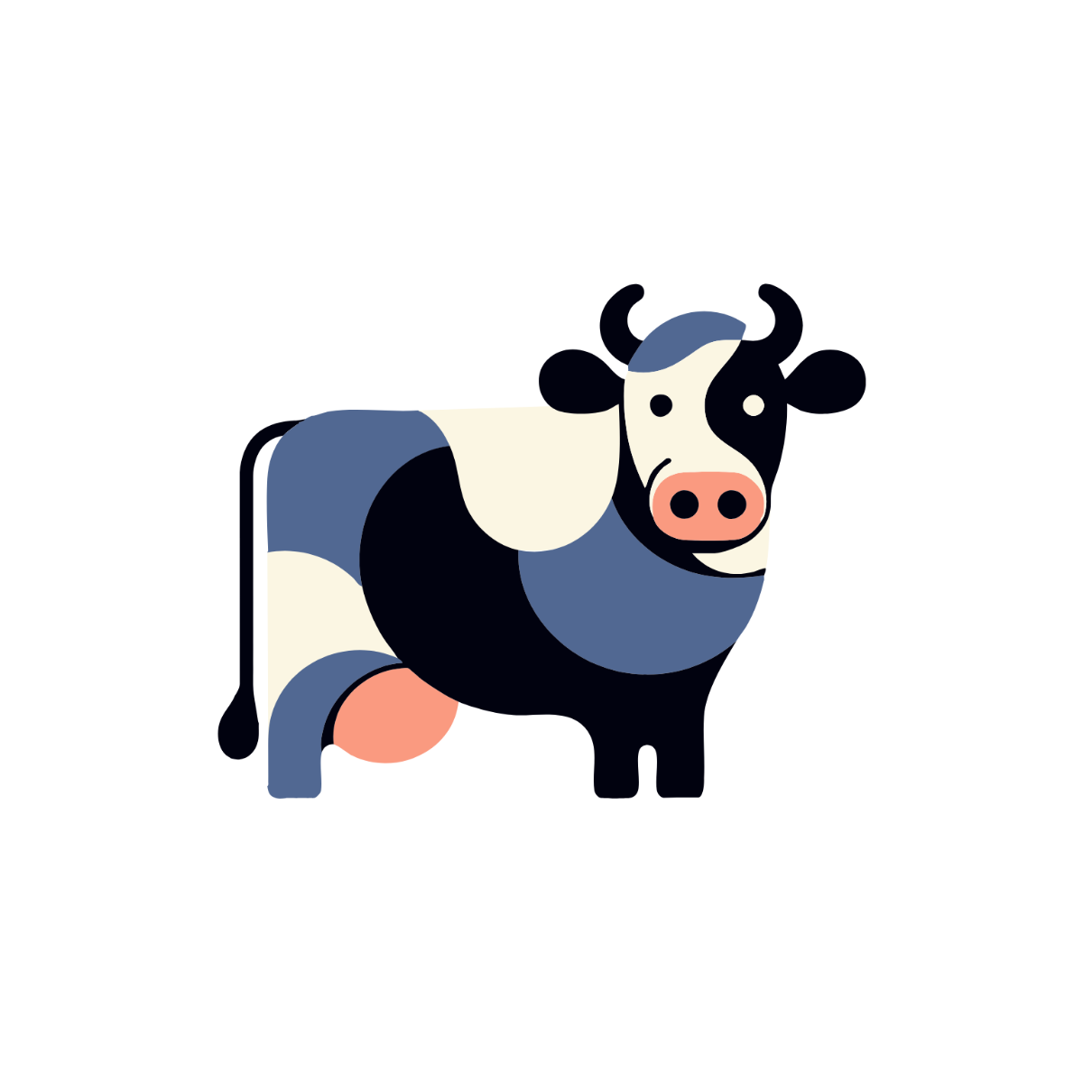 Free Abstract Cow Clipart Template - Edit Online & Download