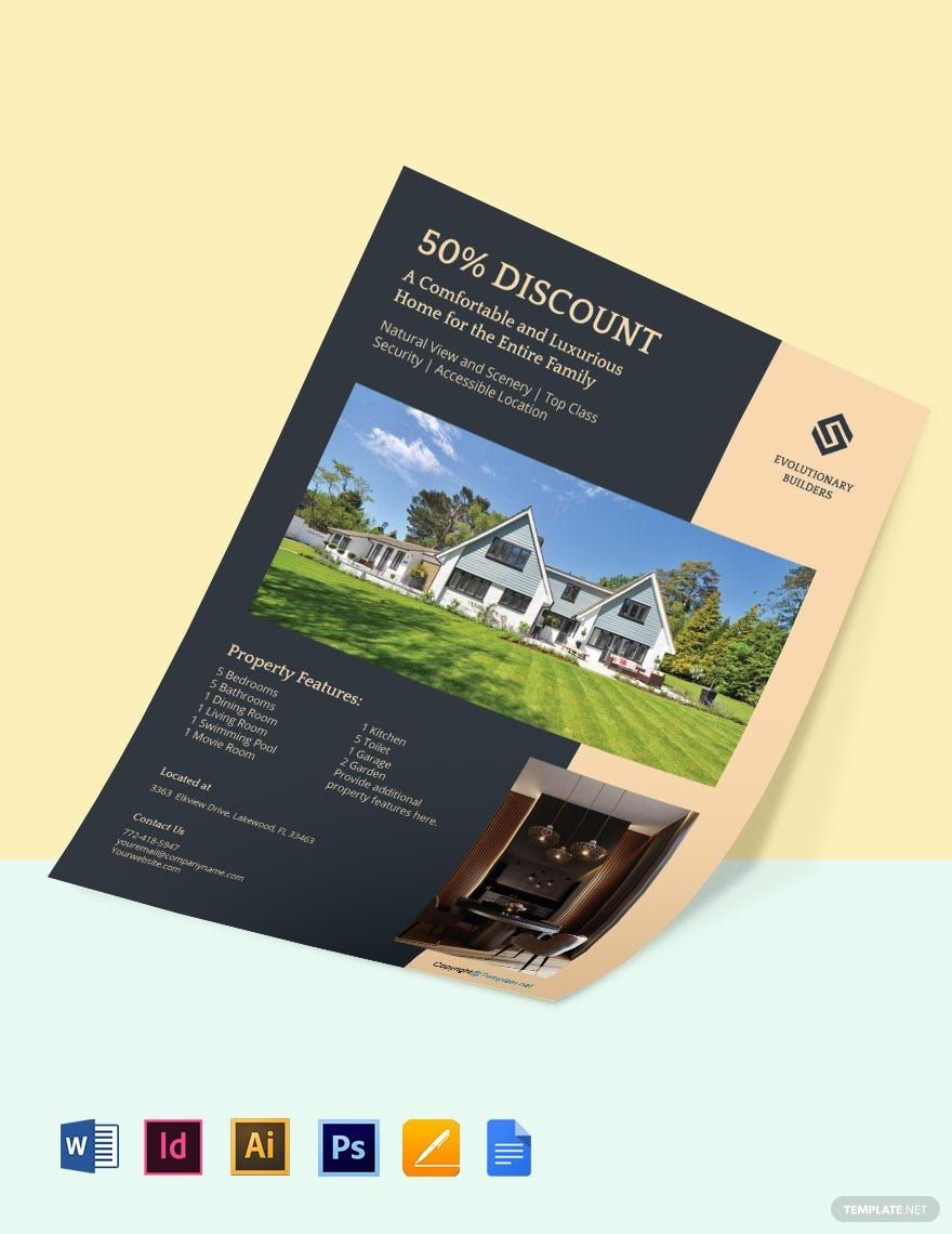 Free Luxury Real Estate Flyer Template