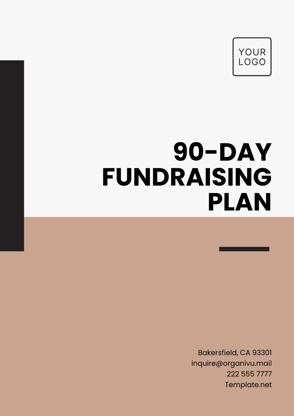 90-Day Fundraising Plan Template - Edit Online & Download