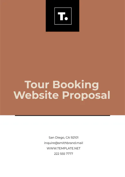 Free Tour Booking Website Proposal Template to Edit Online