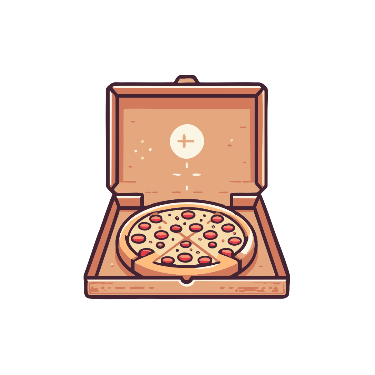 Free Pizza Box Clipart Template - Edit Online & Download