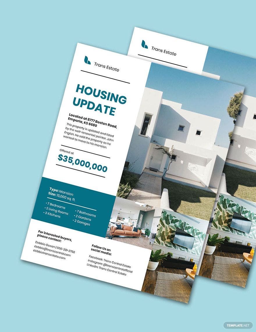 real-estate-housing-update-flyer