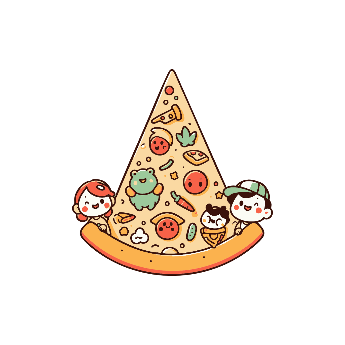 Free Kids Pizza Clipart Template - Edit Online & Download