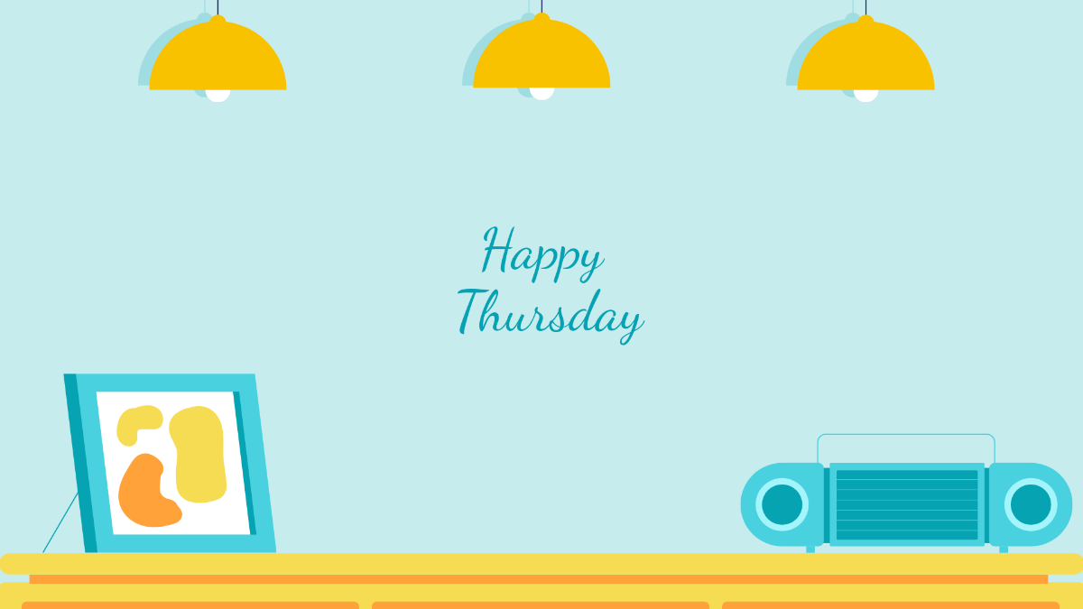 Thursday Zoom Background Template - Edit Online & Download