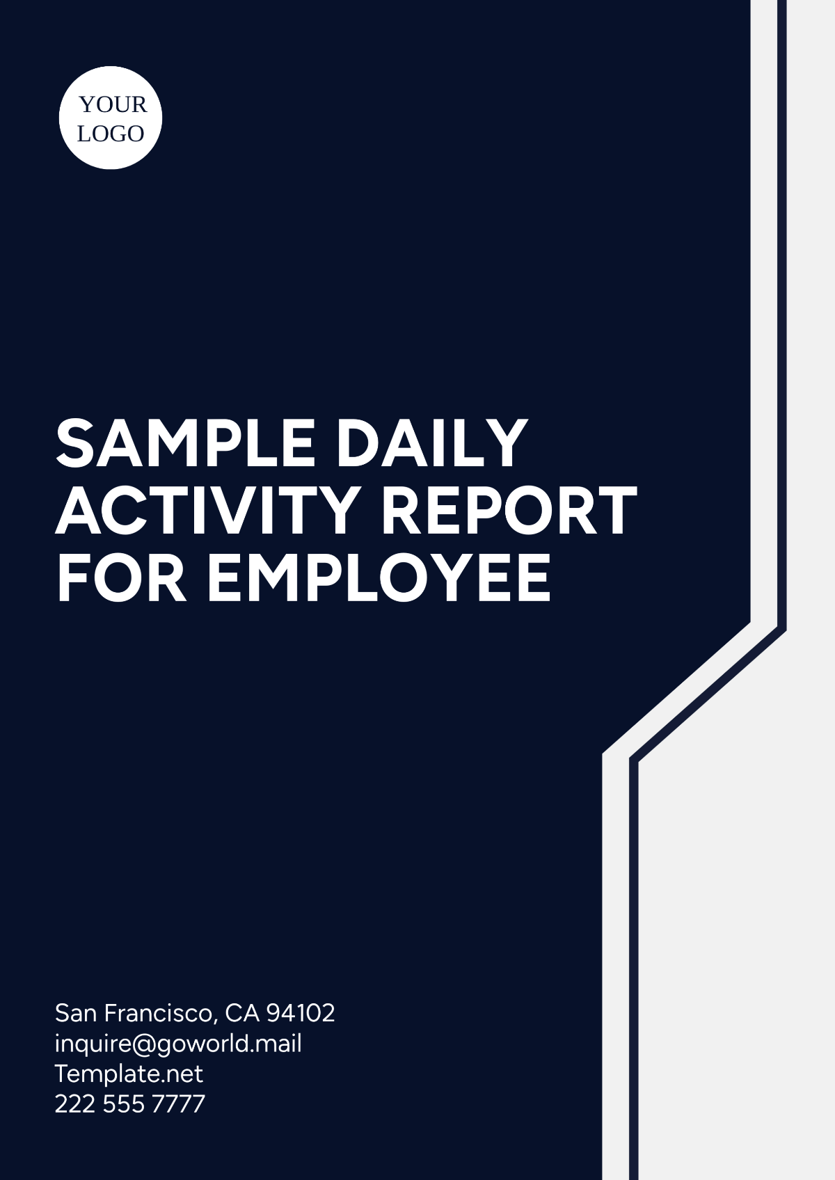 Sample Daily Activity Report for Employees Template - Edit Online & Download