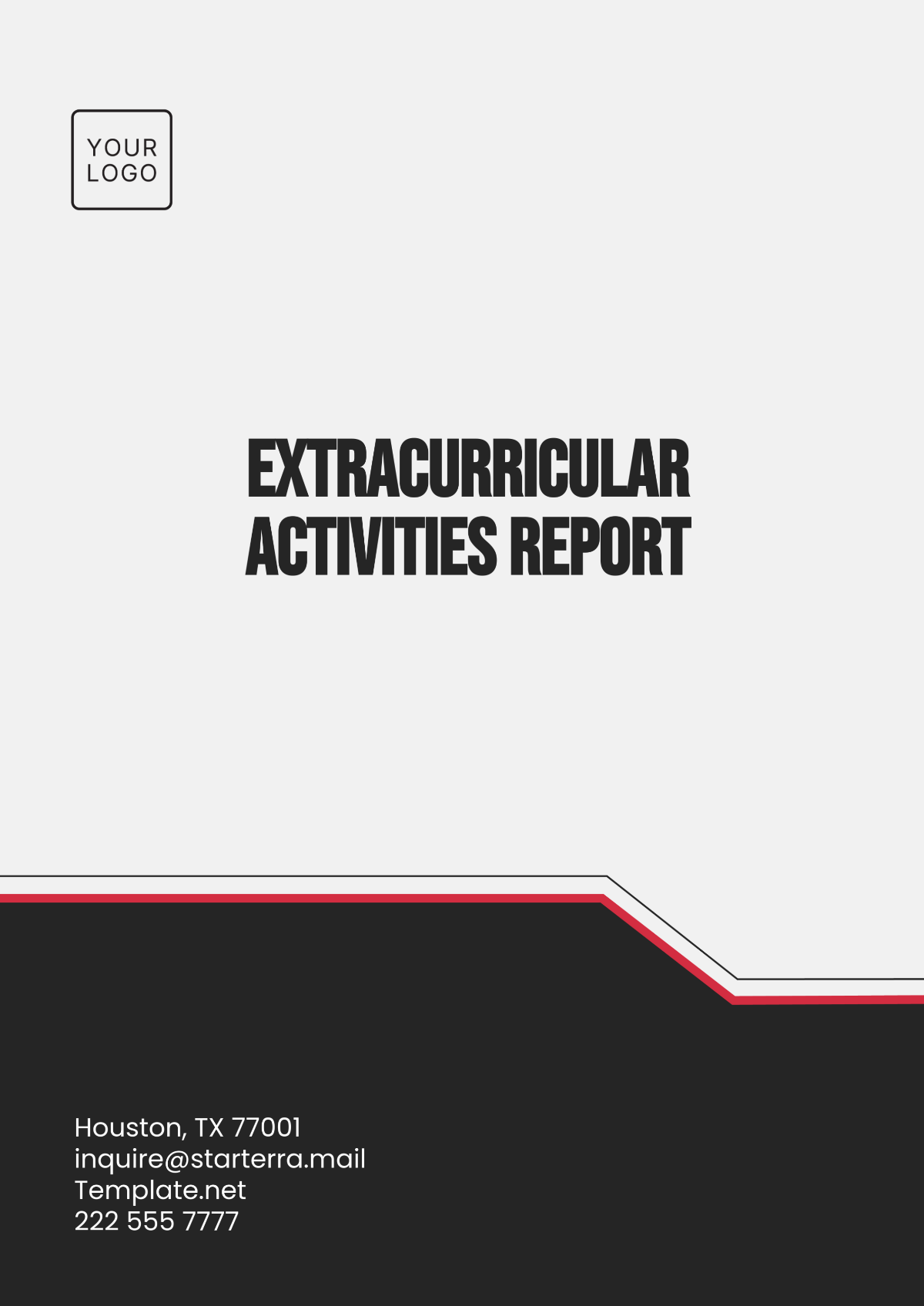 Extracurricular Activities Report Template - Edit Online & Download