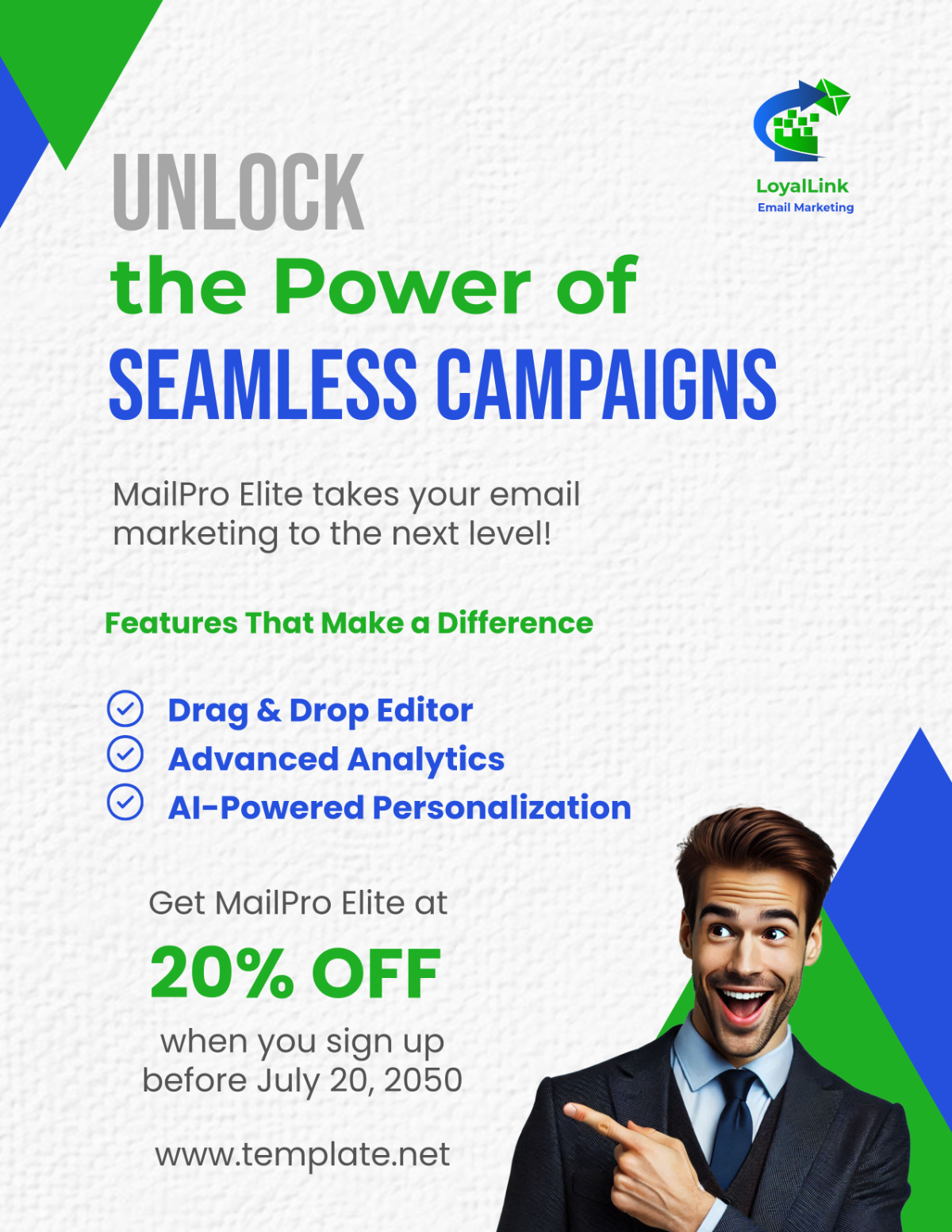 Email Marketing Product Launch Flyer Template - Edit Online & Download