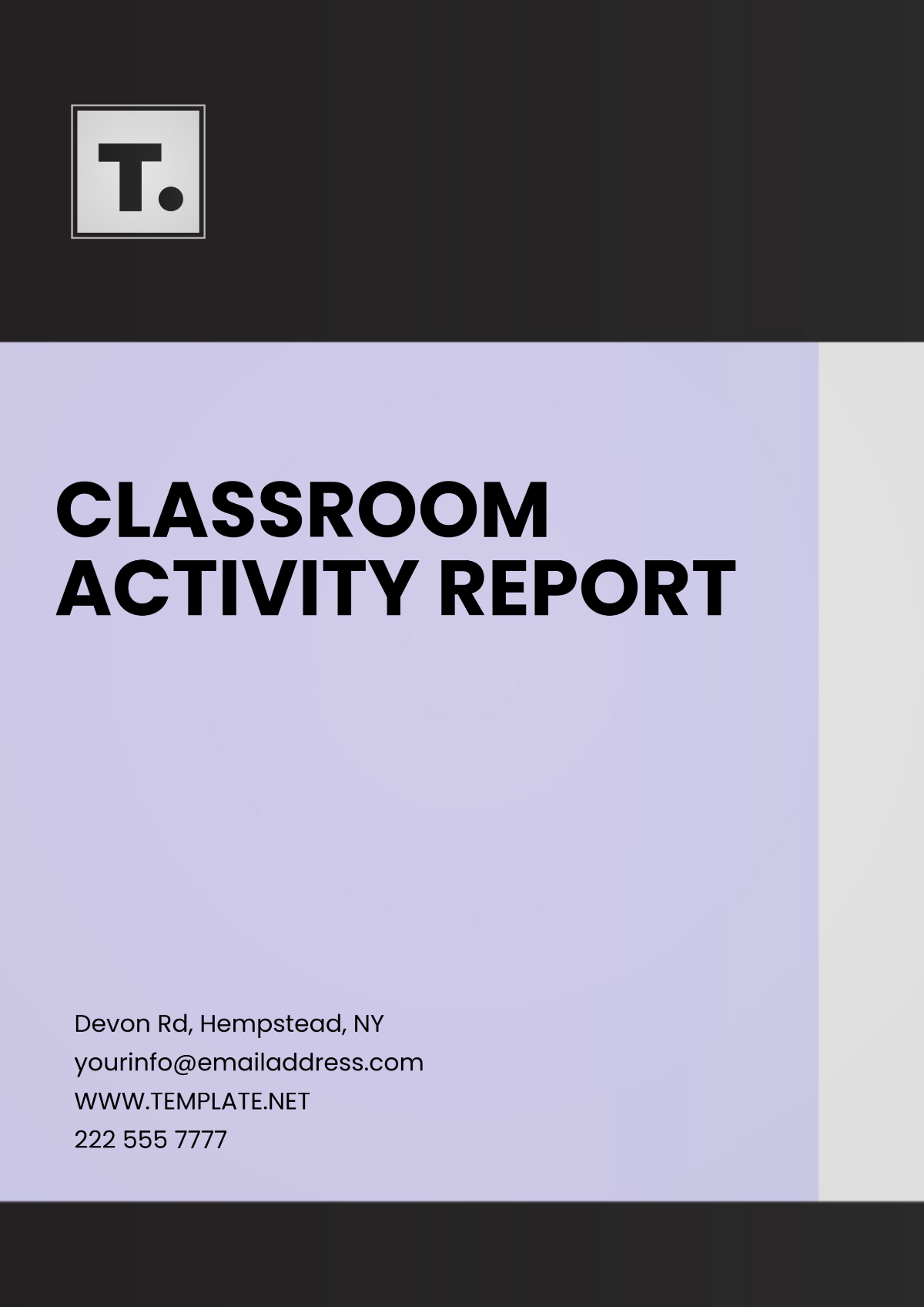 Classroom Activity Report Template - Edit Online & Download