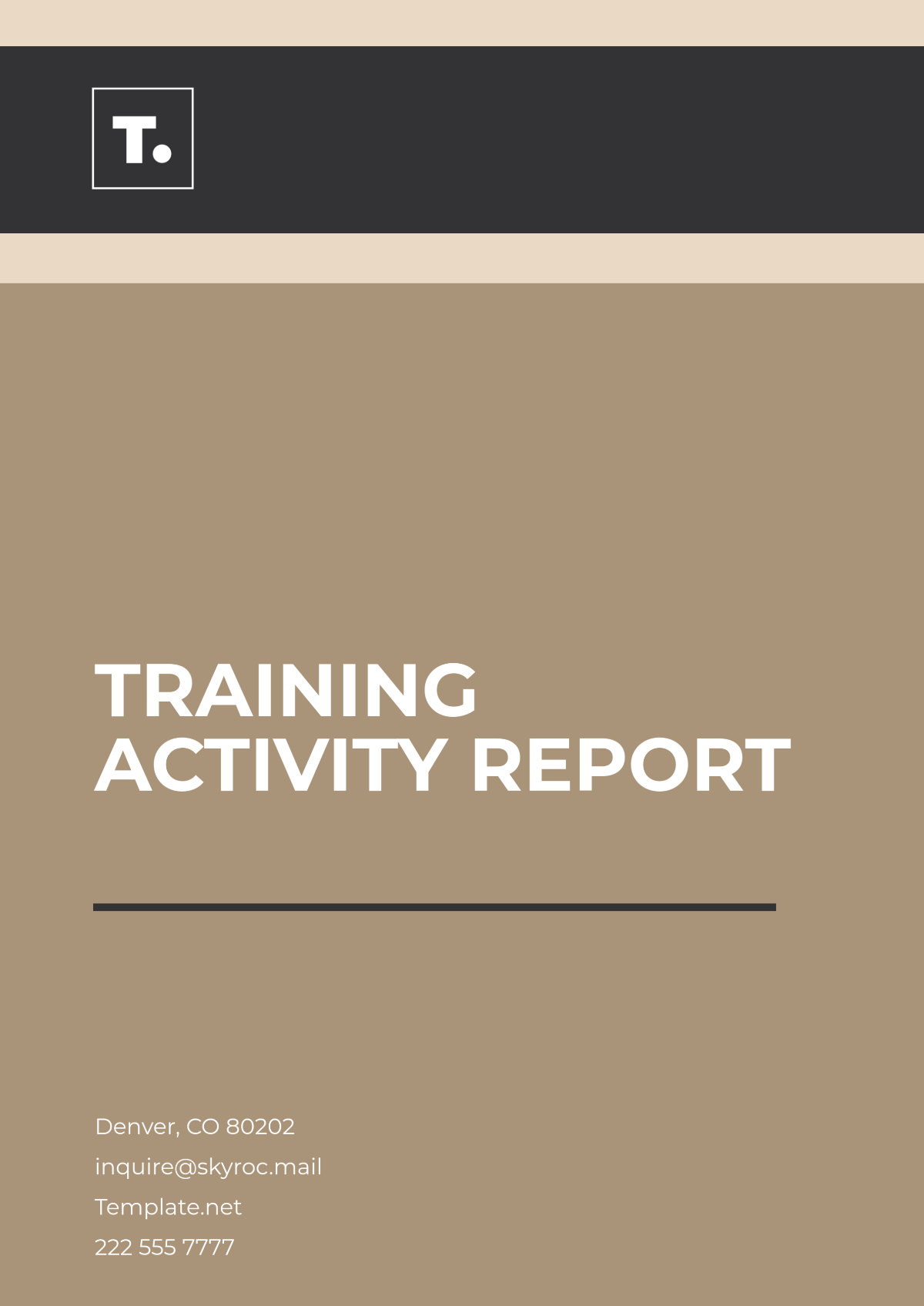 Training Activity Report Template - Edit Online & Download