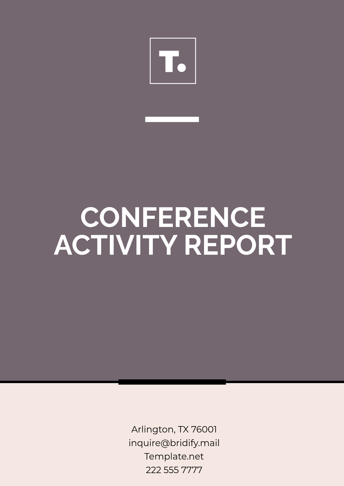 Conference Activity Report Template - Edit Online & Download