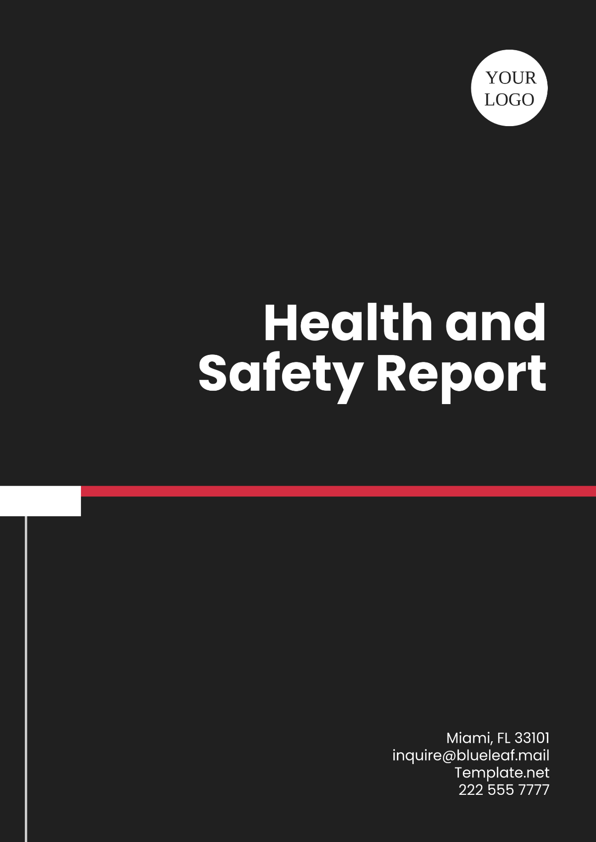 Healthy and Safety Report Template - Edit Online & Download