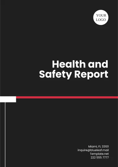 Free Healthy and Safety Report Template to Edit Online