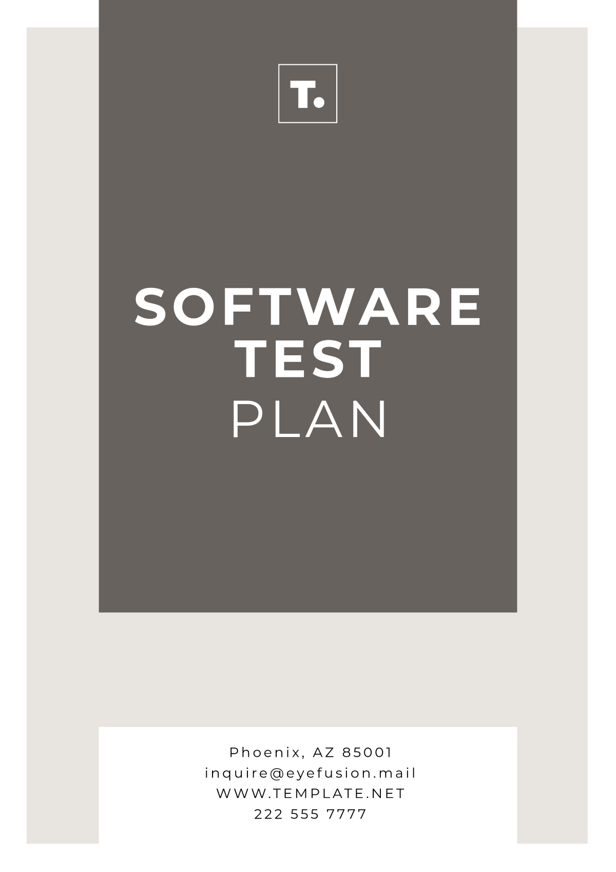 Software Test Plan Template - Edit Online & Download