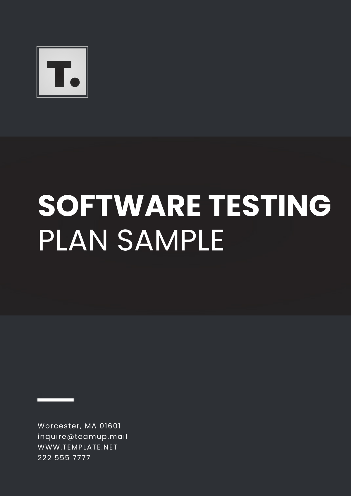 Software Testing Plan Sample Template - Edit Online & Download