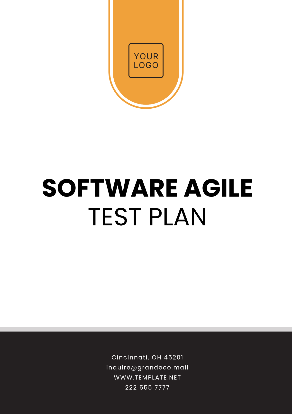 Software Agile Test Plan Template - Edit Online & Download